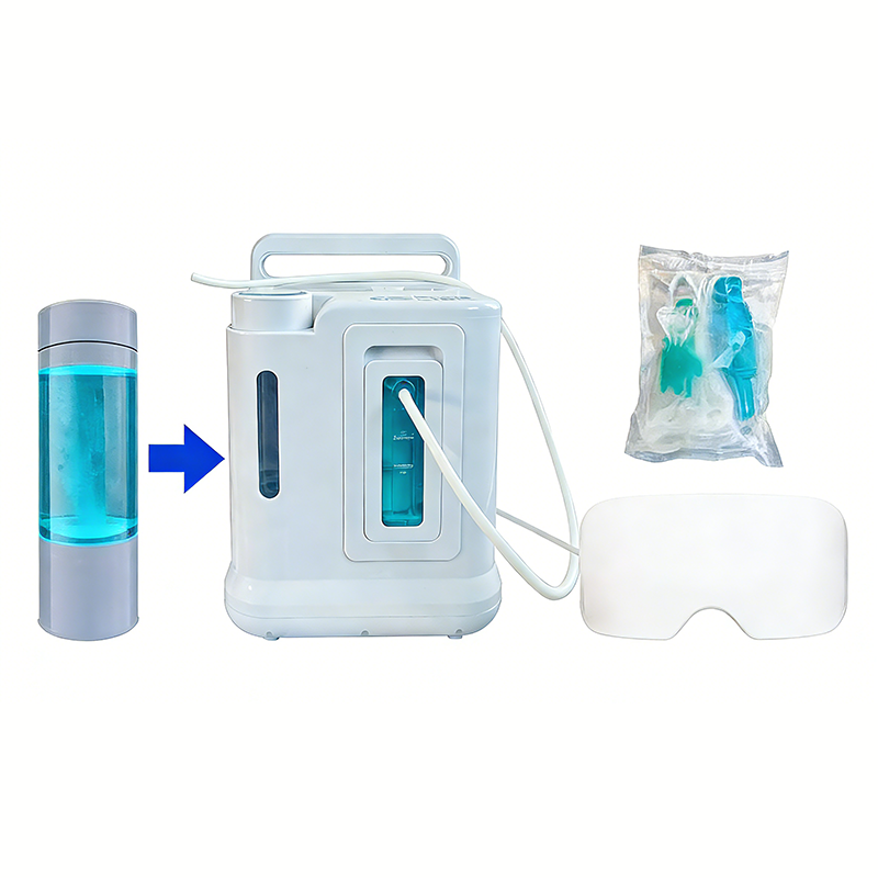 QM-300DG portable hydrogen wellness system with touchscreen