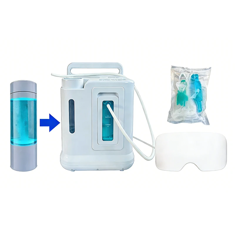 QM-300DG portable hydrogen wellness system with touchscreen